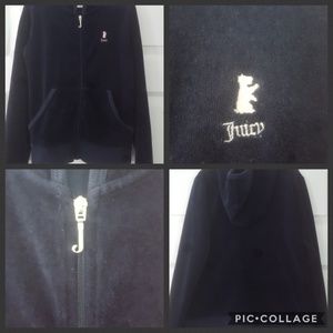 Juicy zip up hoodie kids size 10